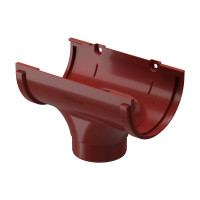 Воронка водосточная ПВХ Docke Standard Красная 120/80 мм