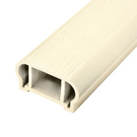 Перила верхние из ДПК Faynag Wood Слоновая кость 3000х95х50 мм